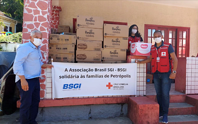 BSGI realiza ação humanitária para os cidadãos de Petrópolis