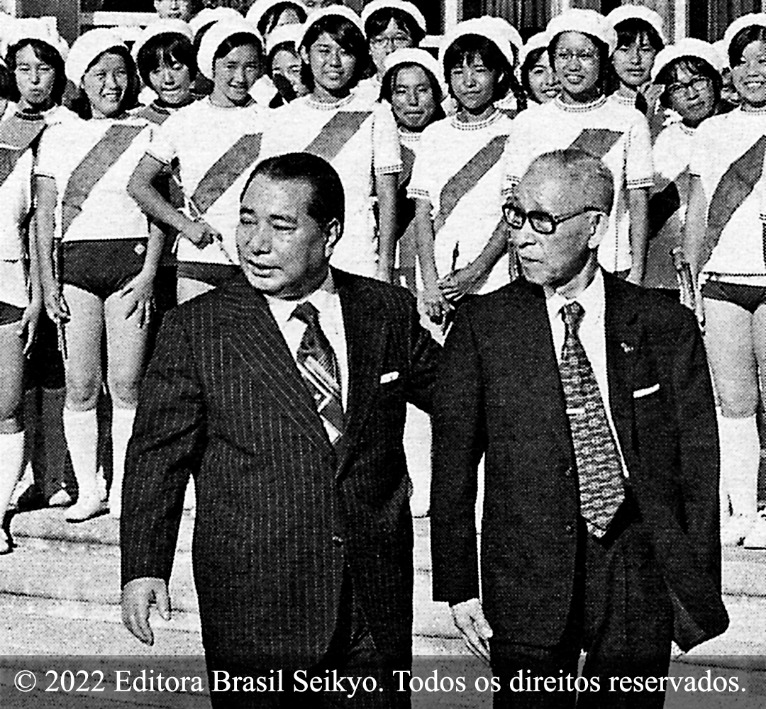 Presidente Ikeda e Matsushita