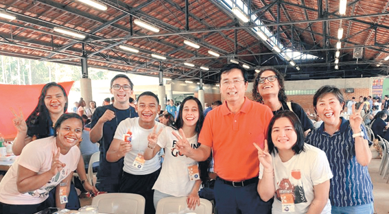 Momentos na atividade da Juventude Soka em São Paulo