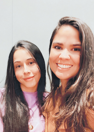 E com sua responsável, Laís