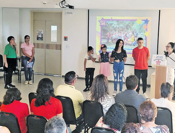 Momento da Divisão dos Estudantes no Palestrão de dezembro