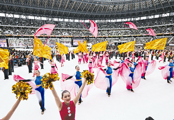 Momentos do evento promovido no Estádio Nacional de Tóquio (24 mar. 2024)