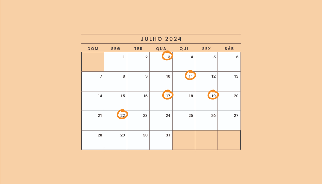 Fique por dentro das datas significativas