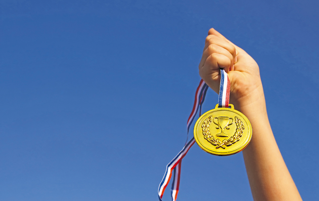 A medalha de  ouro é nossa!