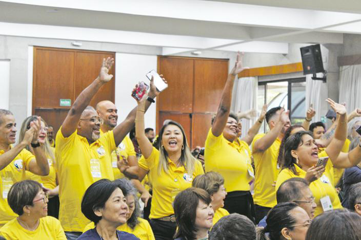 Encontro de líderes das regiões estaduais