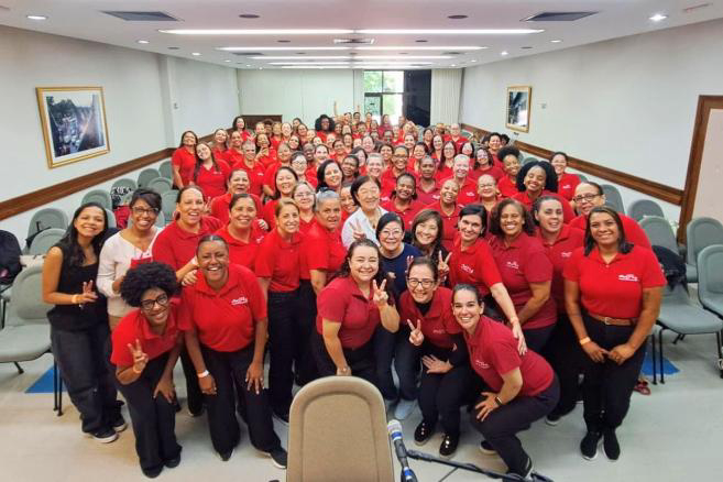 Grupo Pérola realiza curso e amplia qualidade da atuação das integrantes