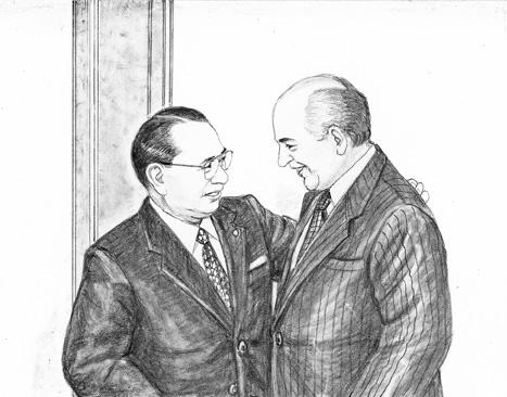 ilustração  Gorbachev 