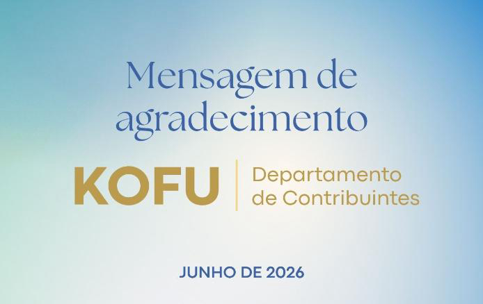 Mensagem de agradecimento