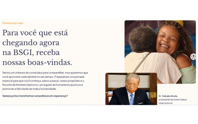 Novo site e vídeo institucional da BSGI